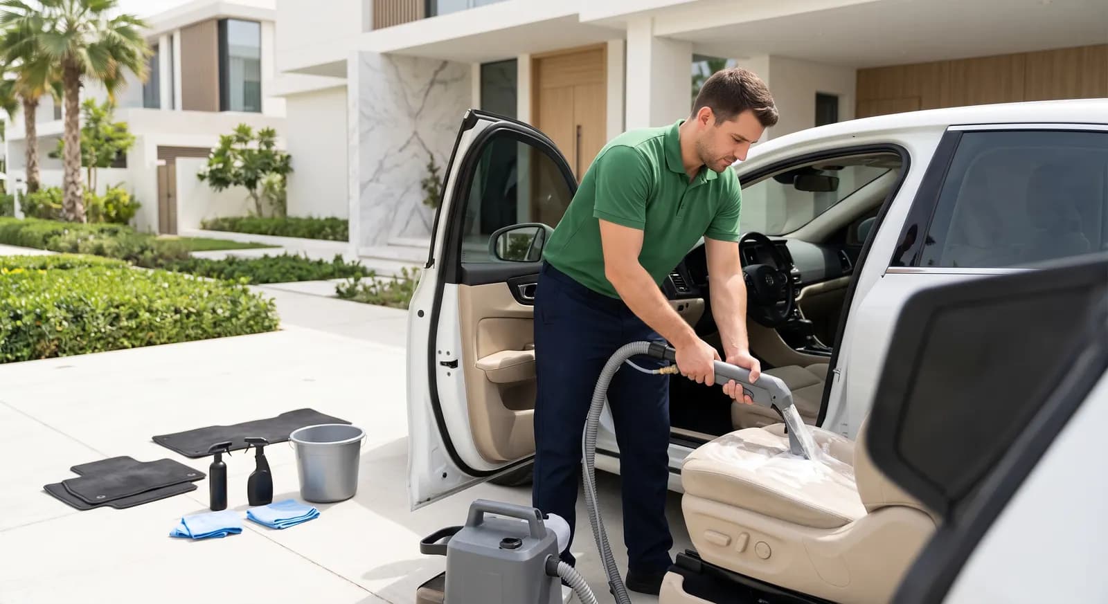 Car Interior Deep Cleaning Dubai