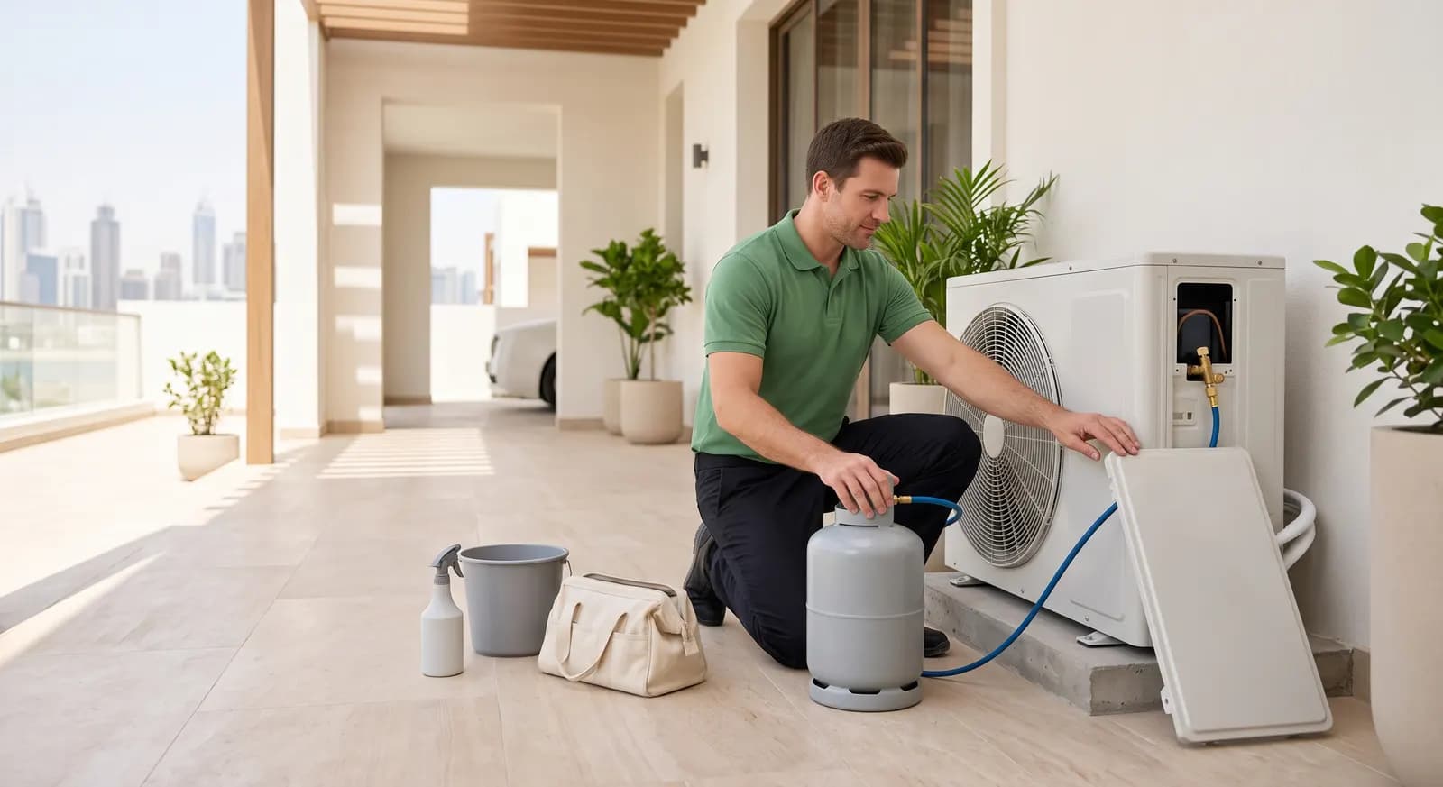 AC Gas Refill Service Dubai