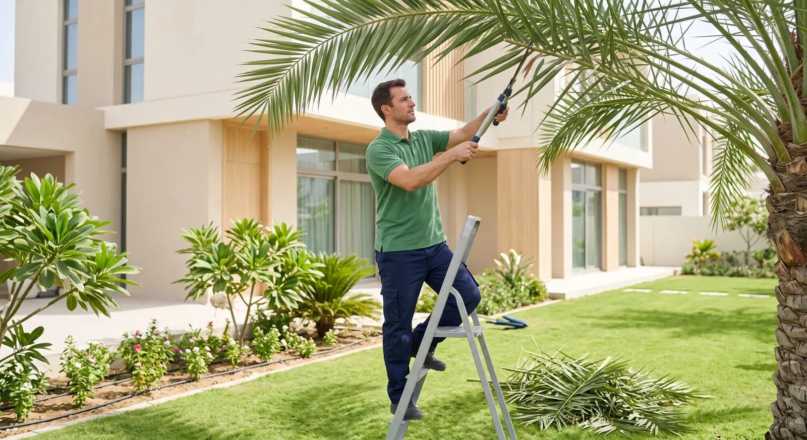 Tree Trimming & Irrigation Repair Dubai