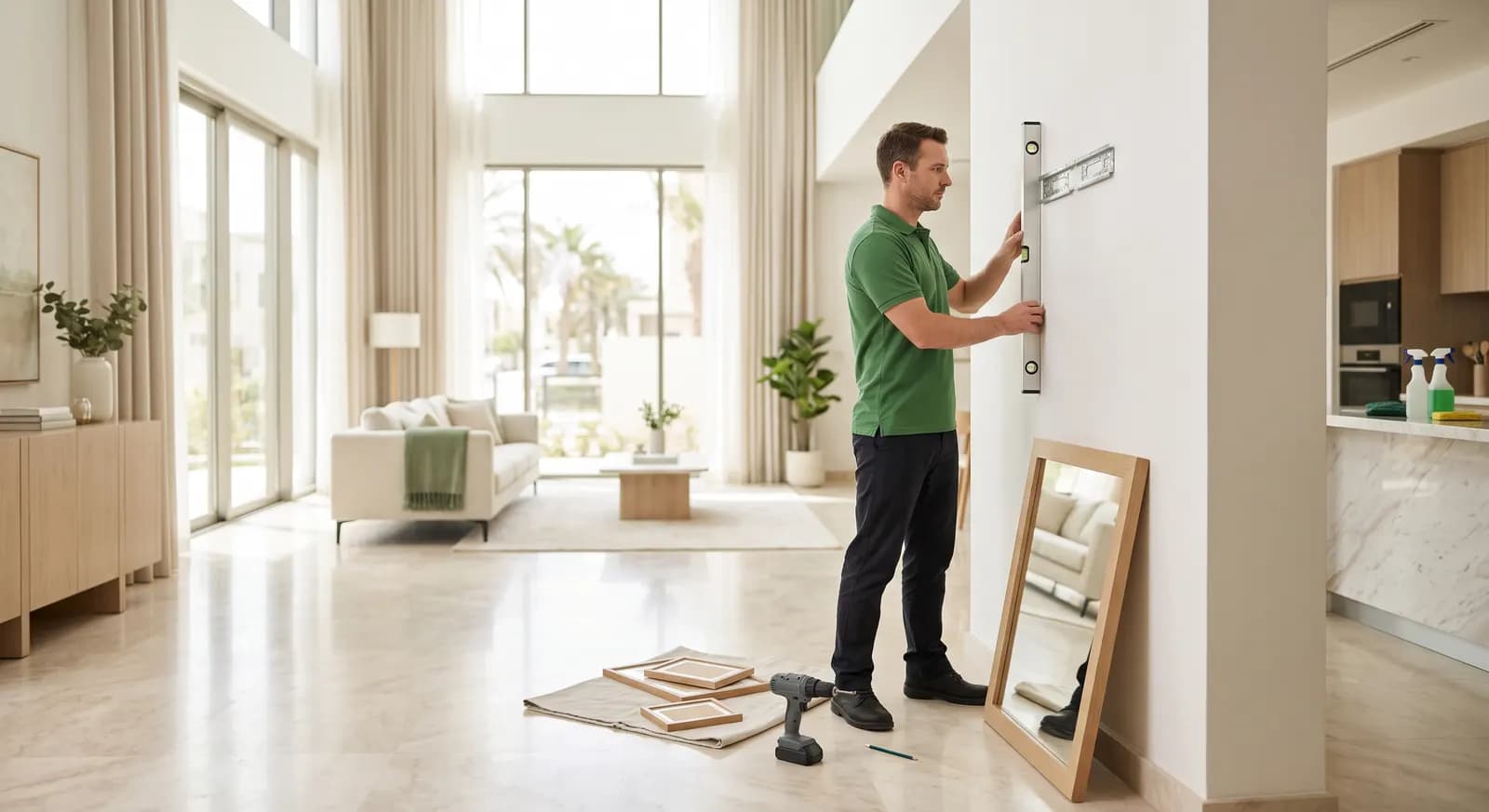 Pictures, Mirrors & Shelves Hanging and Mounting Dubai